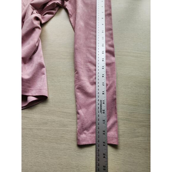 TOP/BLOUSE-JOAN RIVERS-Buff Pink-Suede Look-Soft-Long Sleeves-Size SMALL - Picture 11 of 11